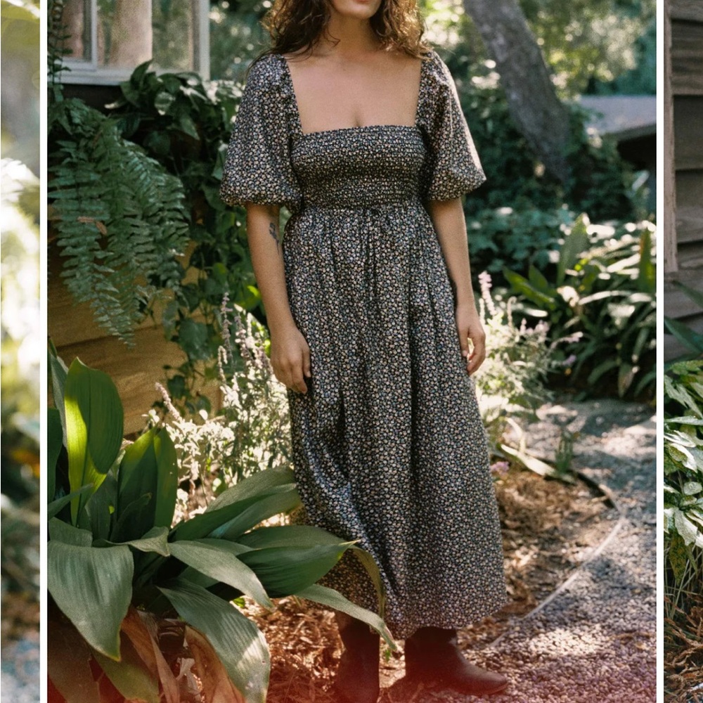 NWOT Christy Dawn Katrina Dress in Noir Harvest, size S